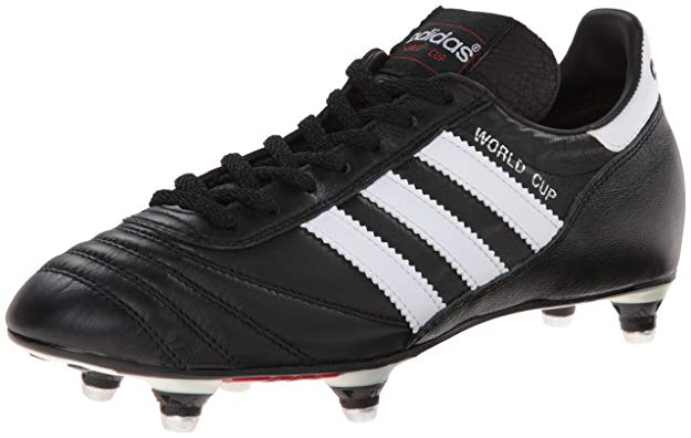 adidas Performance World Cup Soccer Cleat, Black/White, 4 M Us