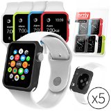 Orzly 5-in-1 42mm Face Plates for Apple Watch - Assorted Colors