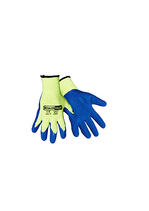 Blackrock Men's Thermal Gripper Gloves Blue/Yellow