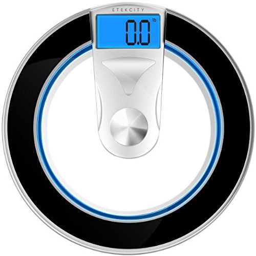 Etekcity Modern Digital Body Weight Bathroom Scale, 400lb, Unique Circular Design