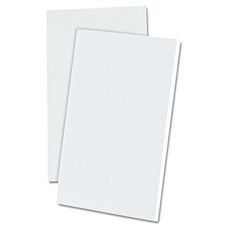 Ampad Evidence Recycled Scratch Pad Notebook, Unruled, 3 x 5 Inches, White, 100 Sheets per Pad, 12 Pads per Pack (21-730)