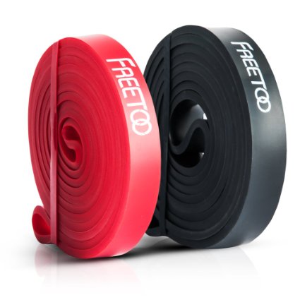 FREETOO Resistance Stretch Exercise Pull up Rubber Bands for Men, Women Workout at Home or Gym