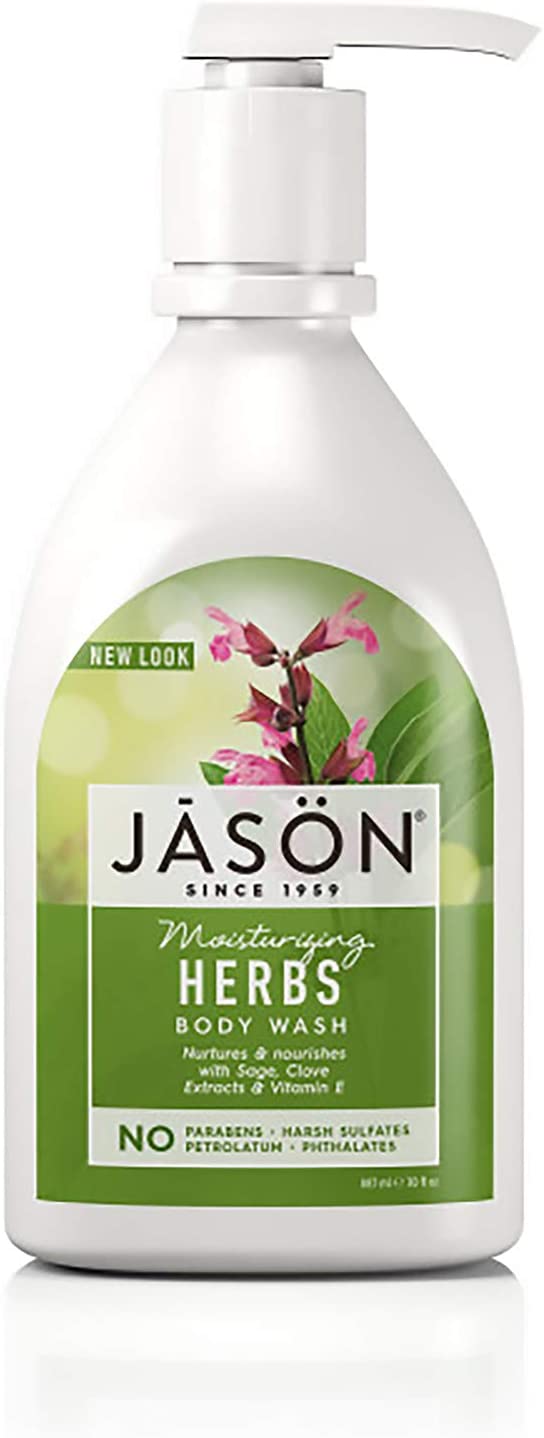 Jason Moisturizing Herbs Pure Natural Body Wash 30 Fluid Ounces