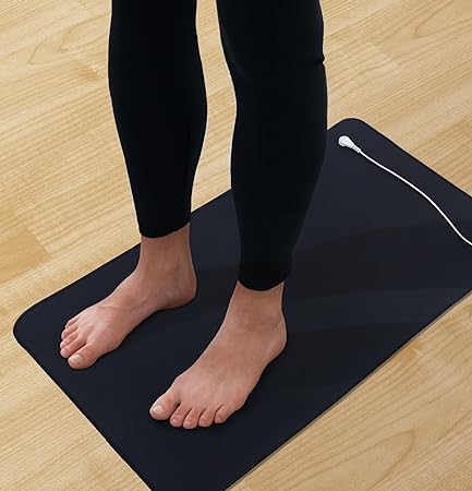 LIFELONG Grounding Mat for Sleeping, Pain and Anxiety Relief, Reduced Inflammation. Earthing Mat Grouding Sheet Pad for Bed, Desk, Connect to Earth Indoor at Home, Office