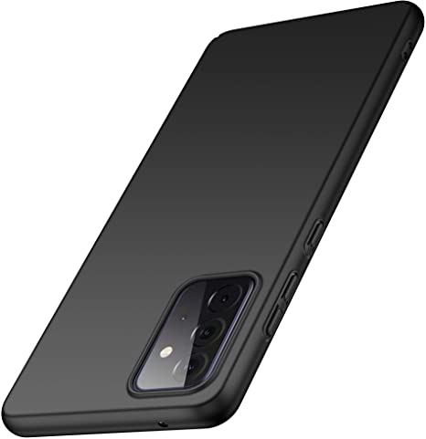 Anccer Compatible with Samsung Galaxy A52 5G Case, Galaxy A52 Case [Colorful Series] [Ultra-Thin] [Anti-Drop] Premium Material Slim Full Protective Cover (Black)