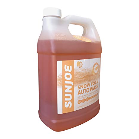 Sun Joe SPX-FCS1G-CRM Premium Snow Foam Orange-Vanilla Scent Car Wash Soap & Cleaner, 1 Gallon