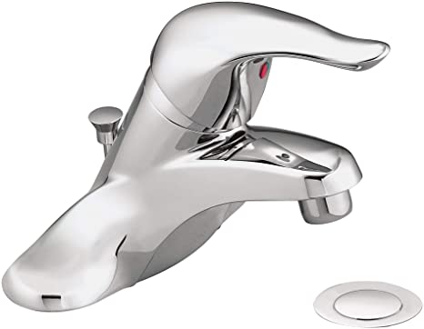 Moen L4625 Chateau One-Handle Low Arc Bathroom Faucet, Chrome