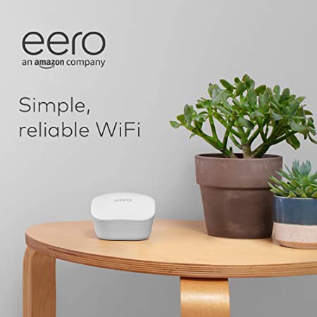 Amazon eero mesh WiFi system – router replacement for whole-home coverage (3-pack   1 add-on)