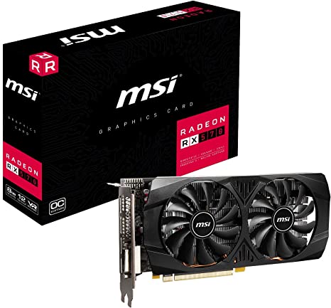 MSI Radeon RX 570 8GT OC Graphics Card, PCI-E x16, VR Ready