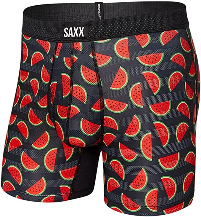 SAXX Men's Underwear - DROPTEMP™ COOLING MESH Boxer Briefs with Built-in Pouch Support - Underwear for Men, Spring