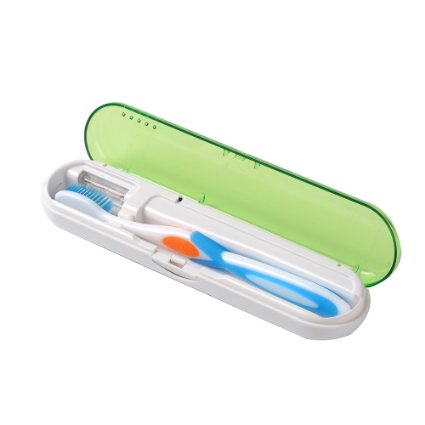 Easyinsmile Toothbrush Sanitizer box Toothbrush sterilizer (green)