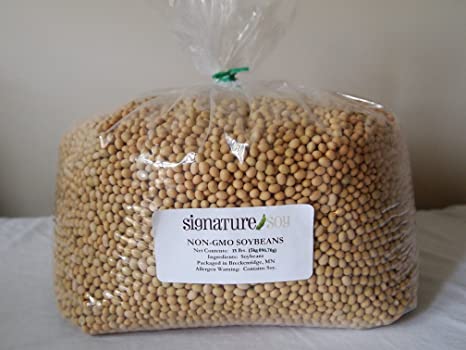 Signature Soy NON-GMO Soybeans for Making Soymilk & Tofu 13 Lbs. FRESH CROP