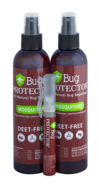 Bug Protector All Natural Bug Repellent (Family Pack)