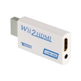 Tendak Wii to HDMI Converter Output Video Audio Adapter - Supports All Wii Display Modes to 720P  1080P HDTV and Monitor