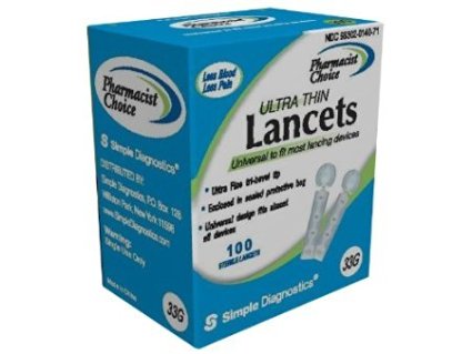 Pharmacist Choice Twist Top Lancets 33 Gauge Sold By Diabetic Corner