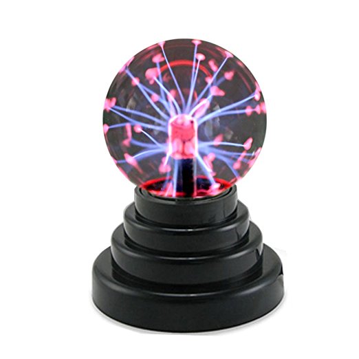 YiaMia Plasma Ball Light, Magic Sphere Lighting Crystal Lamp, Funny Toys for Kids Birthday Party, Touch Sensor Globe Unique Toys