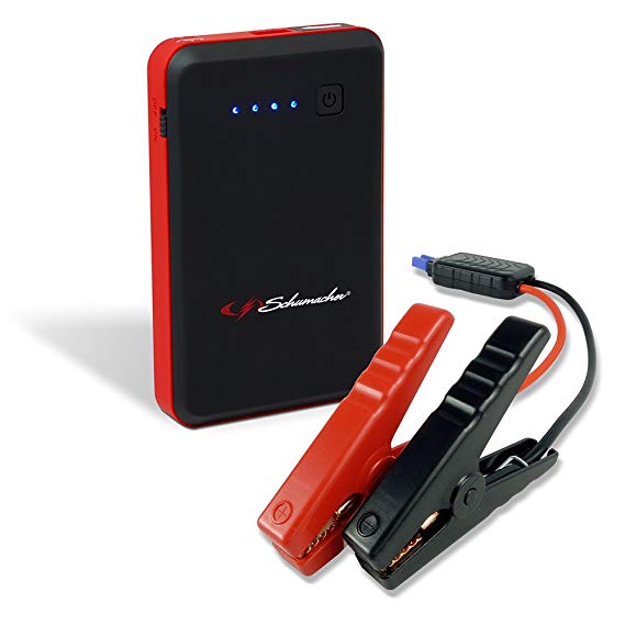 Schumacher SL1338 400 Peak Amp Lithium Ion Jump Starter with USB Portable Power Port