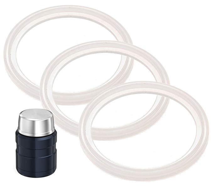 3-Pack of Thermos (TM) Food Jar 16 and 24 Ounce -Compatible Gaskets/O-Rings/Seals by Impresa Products - BPA-/Phthalate-/Latex-Free - Replacement for 16 and 24 Ounce Containers