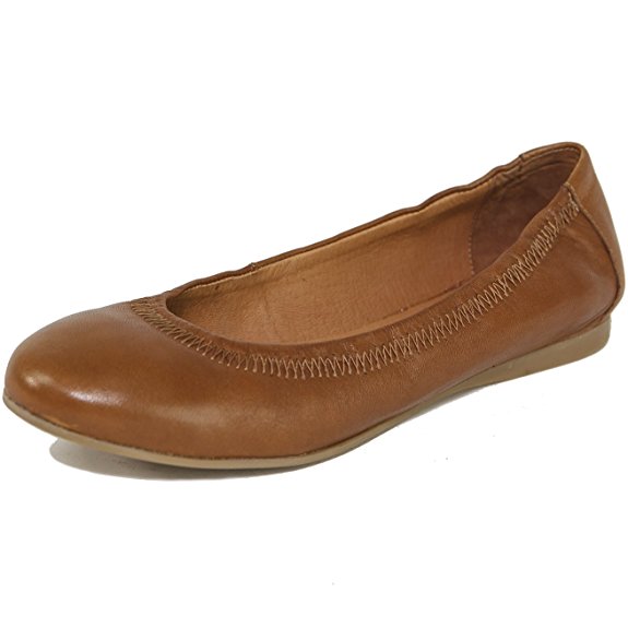 Alpine Swiss Women's Vera Ballet Flats European Made Leather Shoes