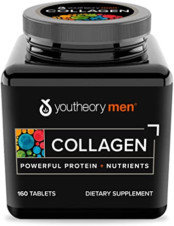 Youtheory Collagen Advanced 1, 2 and 3 Mineral Supplements for Men-160 Tablets
