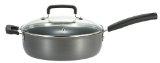 T-fal D91333 Signature Hard Anodized Nonstick Skillet with Glass Lid Cookware10-Inch Gray