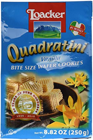 Loacker Quadratini Vanilla Wafer Cookies ( 250 g )