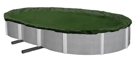 Blue Wave Silver 12-Year 16-ft x 25-ft Oval Above Ground Pool Winter Cover