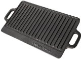 Utopia Kitchen Cast Iron Reversible Grill Griddle 15-inch x 9-inch
