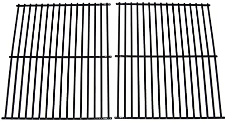 Music City Metals 51302 Porcelain Steel Wire Cooking Grid Replacement for Select Gas Grill Models by Arkla, Charmglow and Others, Set of 2