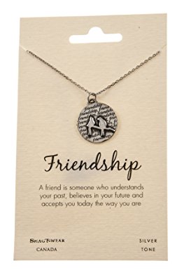 Shagwear Favourite Animals Inspirations Quote Pendant Necklace
