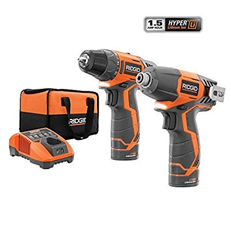 Ridgid 12-volt Hyper Lithium-ion Drill/driver and Impact Driver Combo Kit by Ridgid