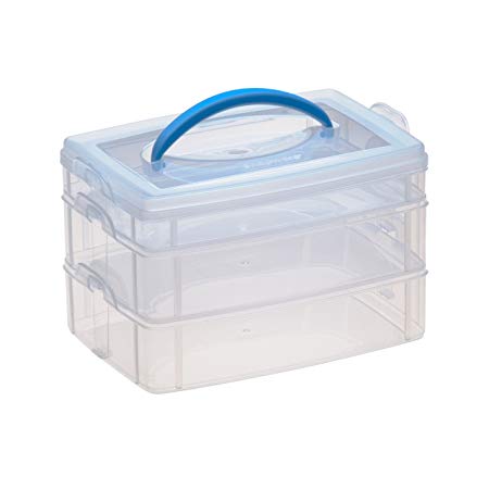 Snapware Snap 'N Stack 3-Layer Home Storage Container (6-Inches by 9-Inches)