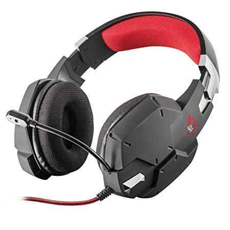 Trust GXT 322 Carus Gaming Headset for PC, Laptop, PS4 and Xbox One, Black