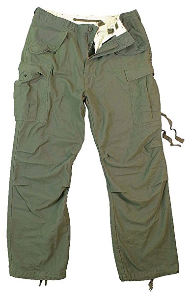 Mens Pants - Vintage M65 Field, Olive Drab