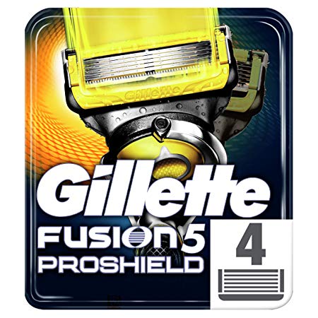 Gillette Fusion5 ProShield Razor Blades for Men, 4 Refills