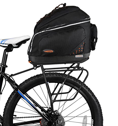 Ibera PakRak IB-RA5 Touring Bicycle Carrier and Quick Release Bag