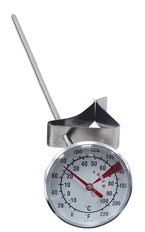 Grunwerg Stainless Steel Milk Frothing Thermometer