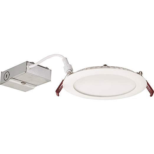 Lithonia Lighting Wafer 6 in. White Integrated LED Recessed Kit