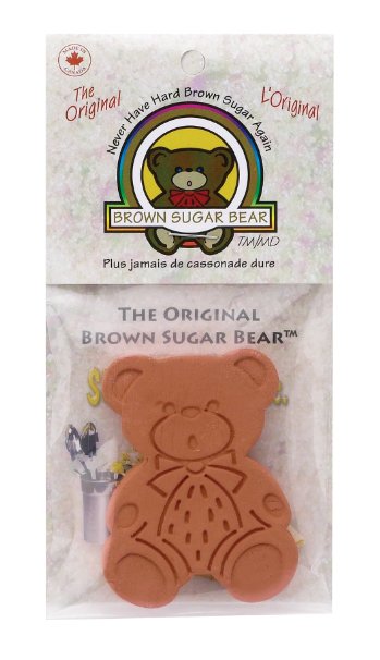 Brown Sugar Bear Original Brown Sugar Saver and Softener, Terracotta