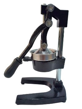 Unidepot Commercial Manual Lever Press Citrus Juicer Heavy Cast Iron Steel Base and Stainless Steel Bowl
