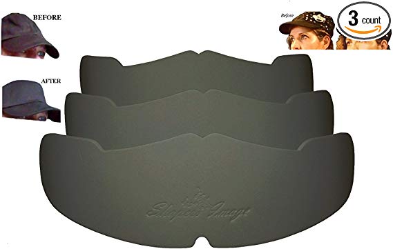 3Pk. Manta Ray Baseball Caps Crown Inserts for Low Profile Caps| Fitted Cap Liner| Ball Cap| Brim Hat Crown| Flex-fit Hat Support| Fitted Hat Shapers| Storage| Free S&H ON 2 OR More Orders 100% MBG!