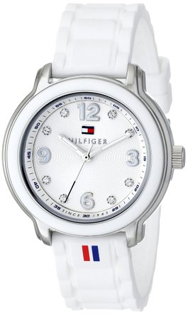 Tommy Hilfiger Women's 1781418 Crystal-Accented Stainless Steel Watch