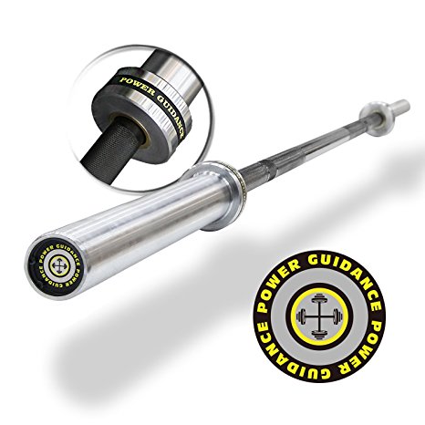 POWER GUIDANCE Olympic Bar - 1500 lb Rated - Barbell Bar for Corss Training - Weightlifting