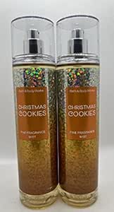 Bath and Body Works Christmas Cookies Fine Fragrance Mists Set Of 2 8 oz. Bottles (Christmas Cookies)