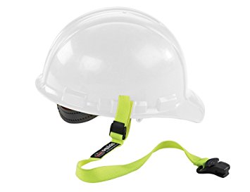 Ergodyne Squids 3155 Clamp Hard Hat Lanyard, Lime