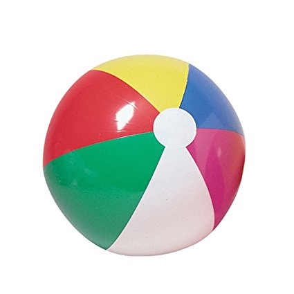 Beach Ball Inflates 20 Inches (One Dozen Bulk)