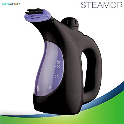 LifeShop Steamor Plus Black Ultimate Handheld Steam Cleaner