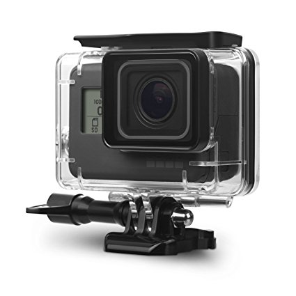 Keten Housing Case for GoPro Hero 5 Diving Waterproof Protective Case Shell for Go Pro Hero5 Black 45m with Bracket Action Camcorder Accessories