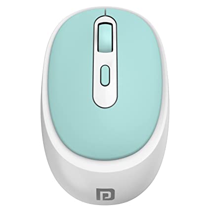 Portronics Toad 27 Wireless Mouse, Silent Buttons, 2.4 GHz with USB Nano Dongle for PC/Mac/Laptop, 1200 DPI Optical Tracking, Auto Power Saving Mode, Adjustable DPI Button(Green)