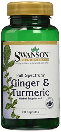 Swanson Full Spectrum Ginger & Turmeric (60 Capsules)